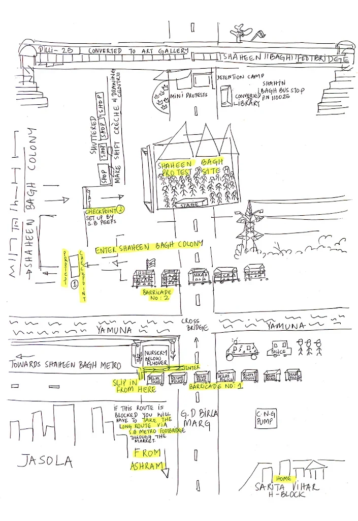 shaheen bagh handdrawn map.webp