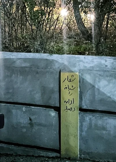 Woman Life Freedom Graffiti